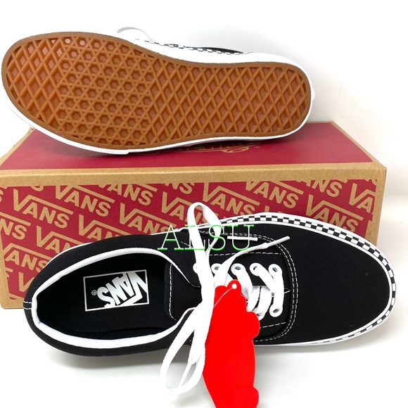 VANS Check Foxing Canvas Black Women’s Sneakers - Picture 5 of 9